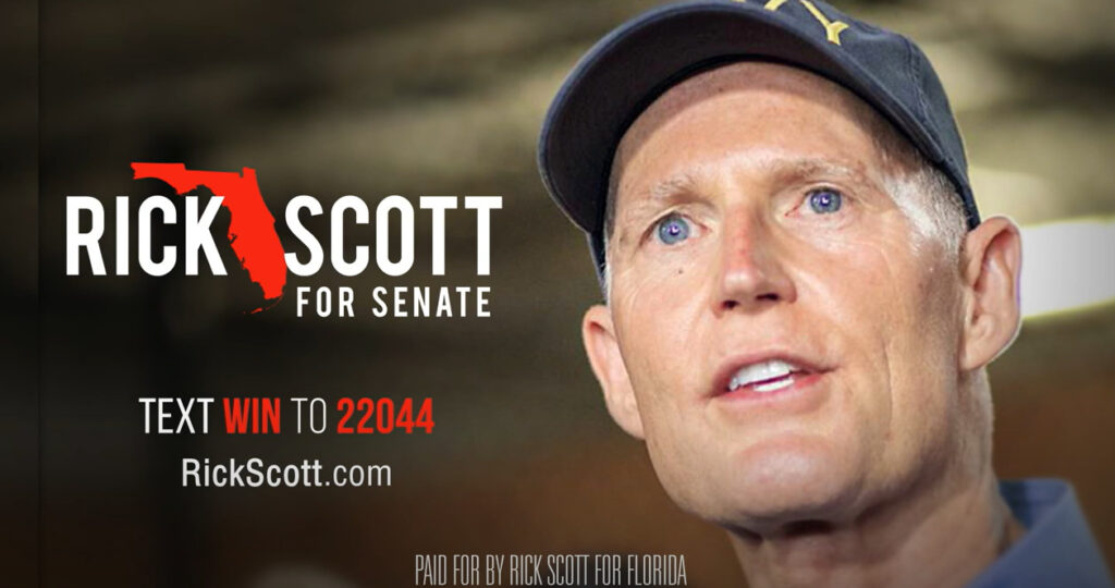 Senator Rick Scott Launches 3 Million Statewide Ad